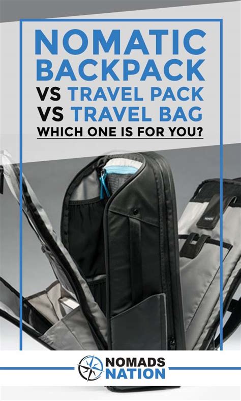 nomatic travel bag vs nomatic tracel pacl|nomatic backpack.